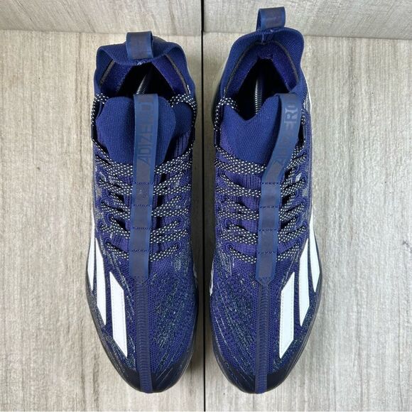 Adidas Adizero PrimeKnit Navy Football Cleats Athletic Sneaker Mens Size 12.5 - Picture 6 of 10